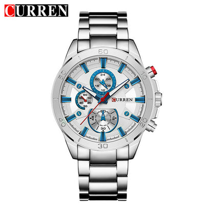 CURREN 8275CZ – Srebrna i Plava