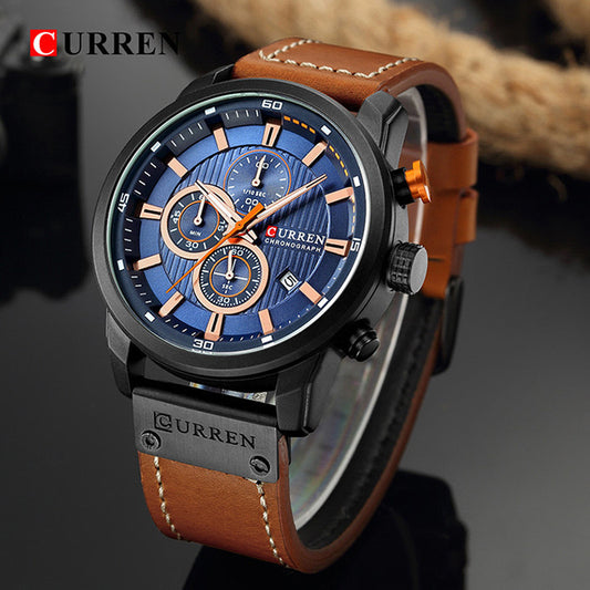 Curren Multifunctional Chronograph - Plava